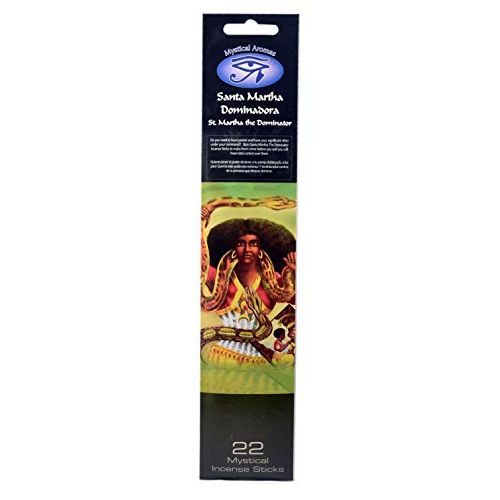  인센스스틱 Aura Variety 12 Piece Martha Dominator Santa Marta DOMINADORA Mystical Aromas Incense Sticks (22 PK) 10 Long