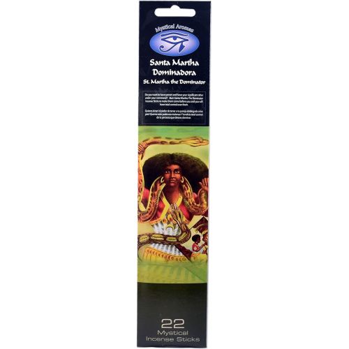  인센스스틱 Aura Variety 12 Piece Martha Dominator Santa Marta DOMINADORA Mystical Aromas Incense Sticks (22 PK) 10 Long