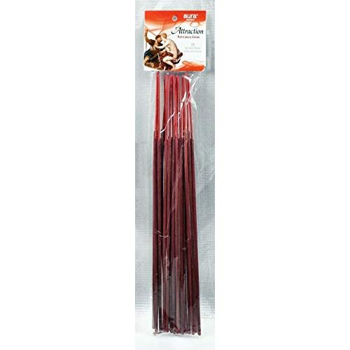  인센스스틱 Aura Variety 3 Packs Attraction/ATRACCION Incense Sticks 9 Long (20 Sticks PER Pack)