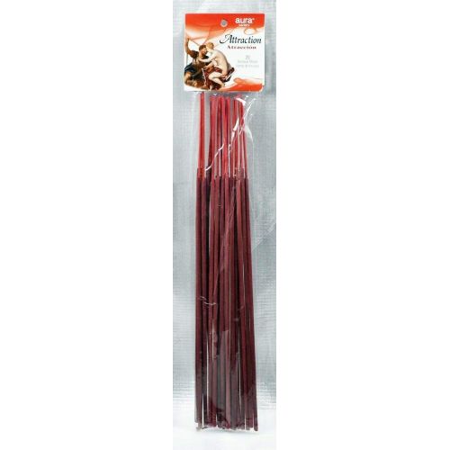  인센스스틱 Aura Variety 3 Packs Attraction/ATRACCION Incense Sticks 9 Long (20 Sticks PER Pack)