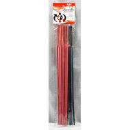 인센스스틱 Aura Variety 1 Pack Reversible RED/Black Rojo/Negro (10 red/10 Black) Incense Sticks 9 Long (20 Sticks PER Pack)