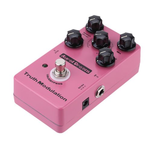  Aural Dream Truth Modulation Multi MOD Guitar Effects Pedal including Flanger Chorus Pitchshift Tremolo Phaser Ring effects True Bypass