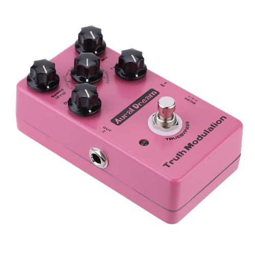  Aural Dream Truth Modulation Multi MOD Guitar Effects Pedal including Flanger Chorus Pitchshift Tremolo Phaser Ring effects True Bypass