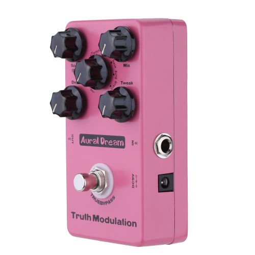  Aural Dream Truth Modulation Multi MOD Guitar Effects Pedal including Flanger Chorus Pitchshift Tremolo Phaser Ring effects True Bypass