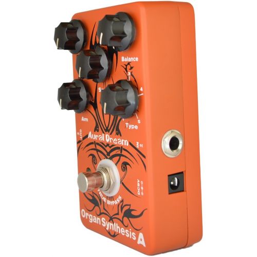  Aural Dream Organ Synthesis A Guitar Effects Pedal with Rock,Bluse,Reggae and Rockband organ including Rotary Speaker similar B3 organ effect,True Bypass