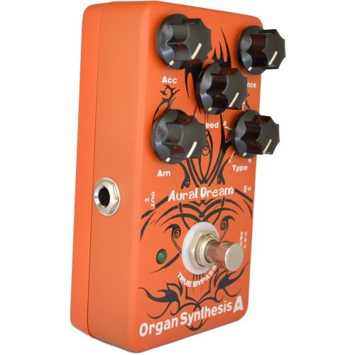  Aural Dream Organ Synthesis A Guitar Effects Pedal with Rock,Bluse,Reggae and Rockband organ including Rotary Speaker similar B3 organ effect,True Bypass