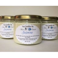 AurasOracle Jasmine Scented Soy Wax Container Candles