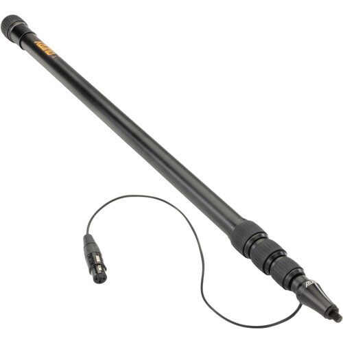  Auray Aluminum Telescoping Boompole Kit with Universal Microphone Shockmount