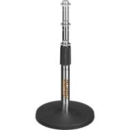 Auray TT-6220 Telescoping Tabletop Microphone Stand (Chrome)