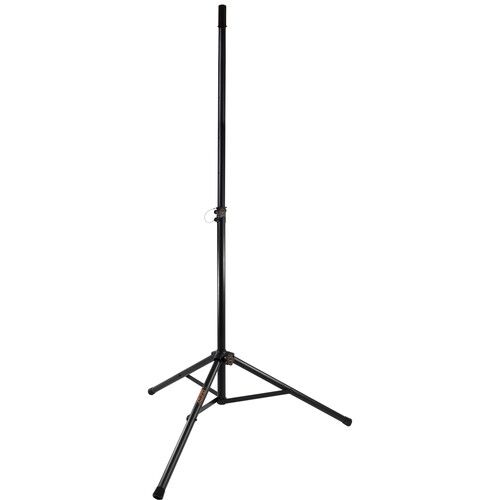  Auray SS-47S-PB Deluxe Height-Adjustable Steel Speaker Stands with Tripod Base and Carrying Case