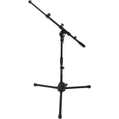  Auray MS-5220T Short Tripod Microphone Stand with Telescoping Boom (2-Pack)