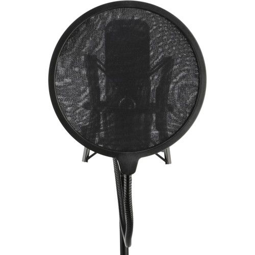  Auray PFNY-6 Nylon Pop Filter with Gooseneck and C-Style Clamp for Mic Stands and Booms