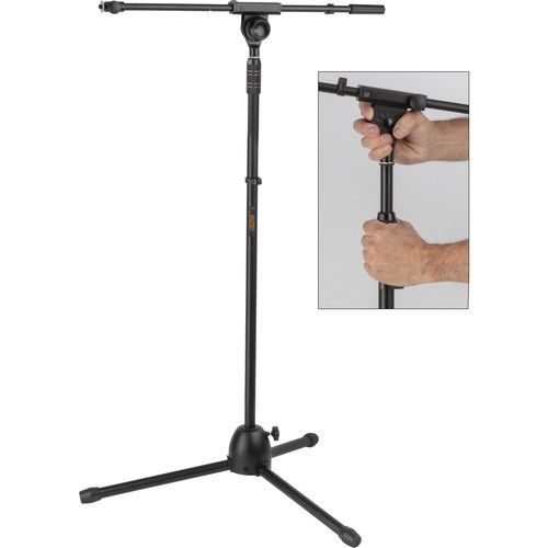  Auray MS-65HD Professional Mic Stand with Telescoping Boom Arm
