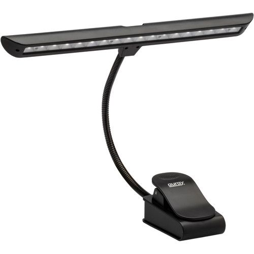  Auray M-LED18-CL 18-LED Clip-On Music Stand Gooseneck Light (Cool/Warm Light)