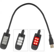 Auray LED6-USB 6-LED Gooseneck Light (USB, Red/White Light)