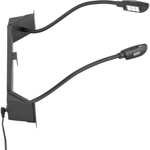  Auray DLED6-RM Rackmount Dual 6-LED Gooseneck Lights