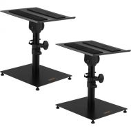 Auray SMS-10DT Adjustable Desktop Studio Monitor Stand with Base (Pair)