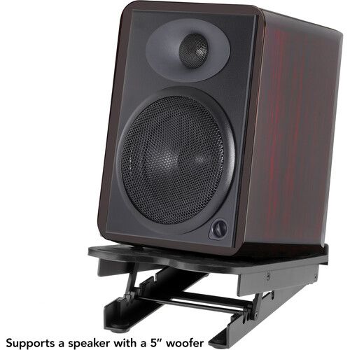  Auray SP-S5 Desktop Studio-Monitor Stand with Angle Adjust (Single, Small)