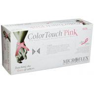 Microflex ColorTouch Pink Latex Glove, Powder Free, 9.6 Length, 5.9 mils Thick, Pack of 1000