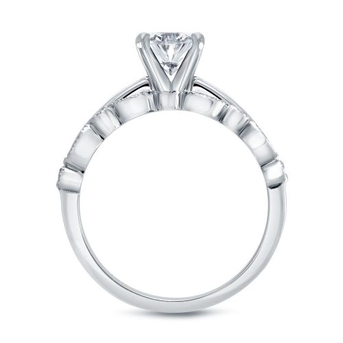  Auriya 14k Gold 58ct TDW Vintage Certified Oval-Cut Diamond Solitaire Engagement Ring Bridal Set by Auriya