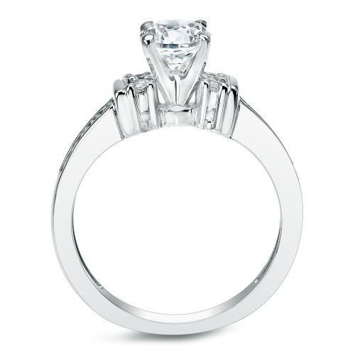  Auriya 14k Gold 1ct TDW Round Diamond Engagement Ring Bridal Set by Auriya