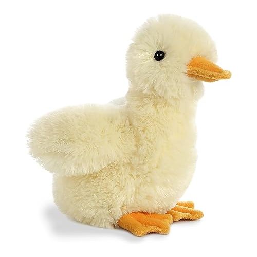  Aurora® Adorable Mini Flopsie™ Duckling Stuffed Animal - Playful Ease - Timeless Companions - Yellow 8 Inches