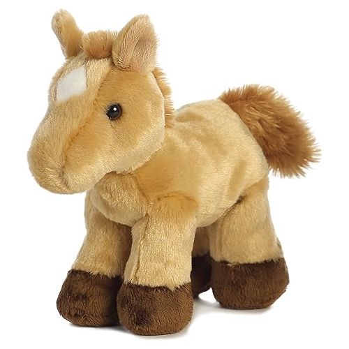  Aurora® Adorable Mini Flopsie™ Prancer™ Stuffed Animal - Playful Ease - Timeless Companions - Brown 8 Inches