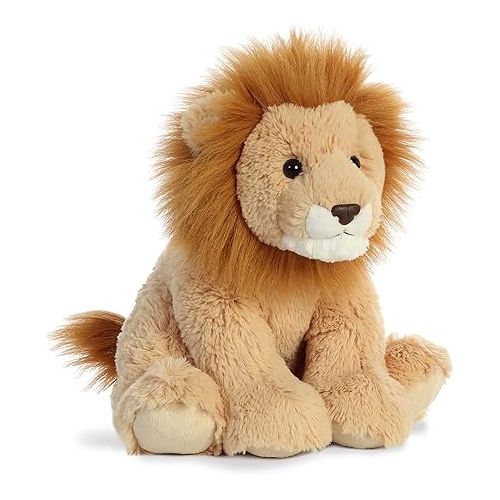  Aurora® Cuddly Lion Stuffed Animal - Cozy Comfort - Endless Snuggles - Brown 14 Inches