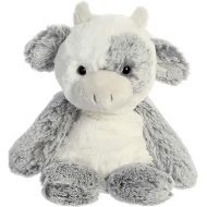 Aurora® Snuggly Sweet & Softer™ Cow Stuffed Animal - Comforting Companion - Imaginative Play - White 9 Inches