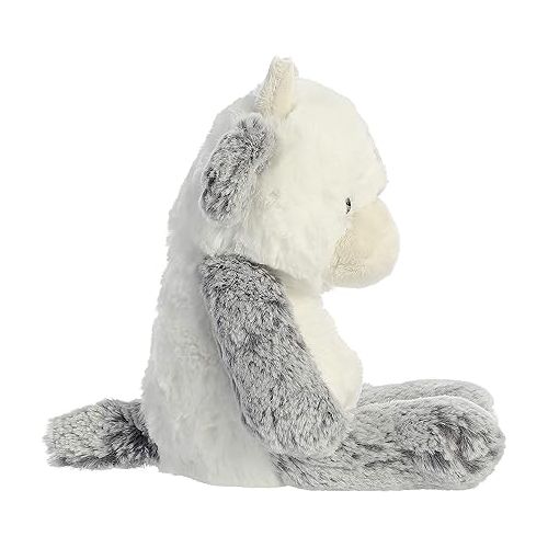  Aurora® Snuggly Sweet & Softer™ Cow Stuffed Animal - Comforting Companion - Imaginative Play - White 9 Inches