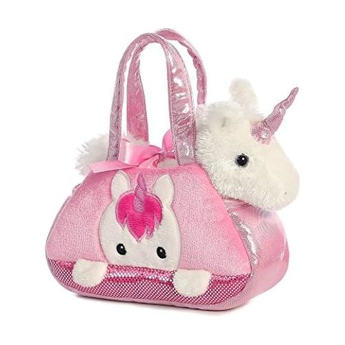  [아마존베스트]Aurora World Inc. Aurora World Fancy Pals Pet Carrier, Peek-A-Boo Unicorn