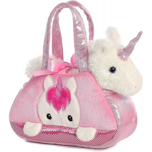  [아마존베스트]Aurora World Inc. Aurora World Fancy Pals Pet Carrier, Peek-A-Boo Unicorn