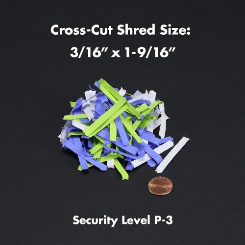  [아마존베스트]Aurora AU1230XA Anti-Jam 12-Sheet Crosscut Paper and Credit Card Shredder with 5.2-gallon Wastebasket