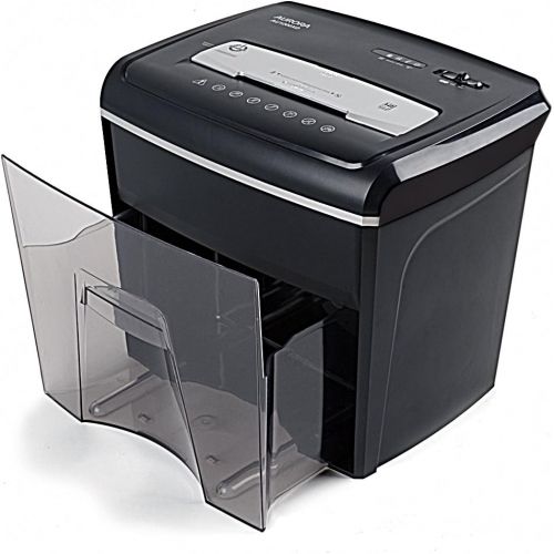  [아마존베스트]Aurora AU1200XD Compact Desktop-Style 12-Sheet Crosscut Paper and CD/Credit Card/Junk Mail Pullout Basket Shredder