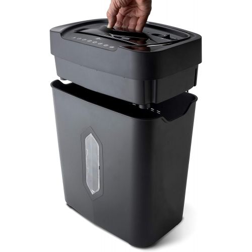  [아마존베스트]Aurora AU1220XA 12 Sheet Crosscut Paper and Credit Card Shredder with 5.2 gal Wastebasket