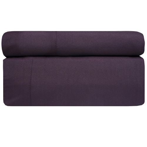  Aurora Bedding # #1 1800 Series 4 Piece Bed Sheet Set with Deep Pocket - Luxury, Soft, Comfort, Hypoallergenic - Same Price with 1 Extra Pillowcase - Twin, Purple,