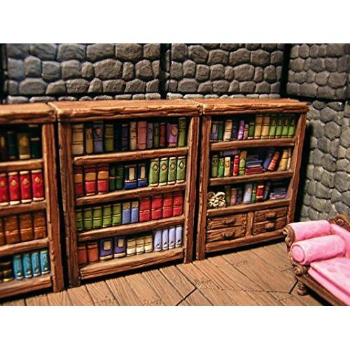  Aurora Model Aurora model bookshelf set 1/48 diorama-game miniature accessories KT12