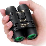 30X60 Small Binoculars for Adults Folding Bird Watching - Aurosports Mini Compact Binocular for Kids High Power Easy Focus Binoculars for Travel Hunting