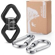 Black Swing Swivel, 30 KN Safest Rotational Device Hanging Accessory