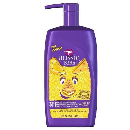  Aussie, Kids 3n1 Shampoo+Conditioner& Bodywash, Coral Reef Cupcake - 29.2 fl oz by Aussie