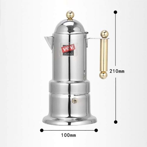  Austinstore Edelstahl Mokakanne Italienische Mokka Espressokocher Perkolator Topf Kaffee Extraktor multi