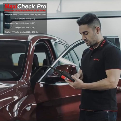  [아마존 핫딜] Autel Scanner MaxiCheck Pro for ABS Brake Auto Bleeding OBD2 Scan Diagnostic Tool, with EPB/ABS/SRS/SAS/Airbag/Oil Service Reset/BMS/DPF Service, Software Lifelong Free Update.