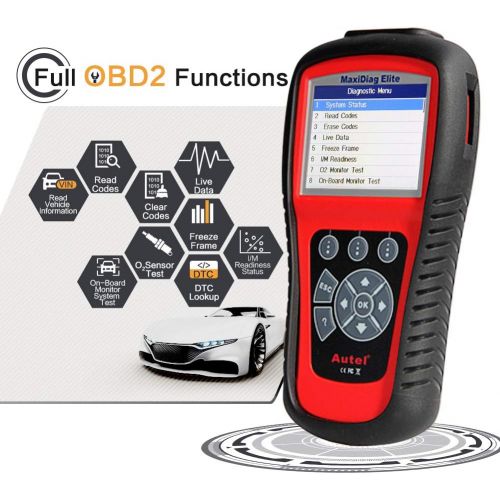  [아마존 핫딜] [아마존핫딜]Autel Maxisys OBD2 Diagnosegerat Fehlercode Scanner MaxisDAS DS808 Automotive Diagnosewerkzeug, Update durch WiFi, unterstuezt Alle 5 OBDII-Protokolle und 10 Testmodi, Getestet mit