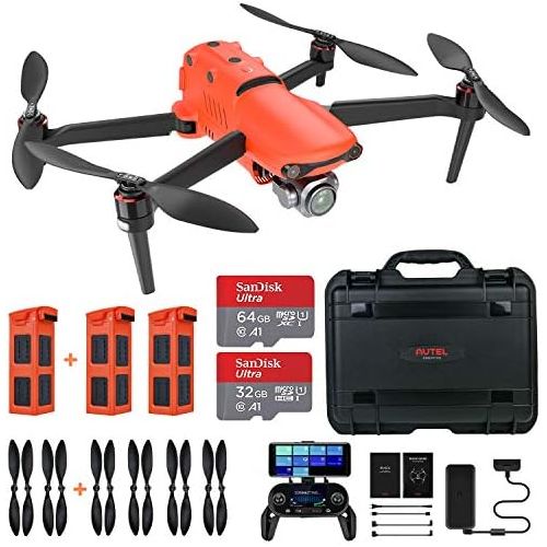  Autel Robotics EVO 2 Pro Drone 6K HDR Video Rugged Bundle, Version 2, No Geo-Fencing (2022 Newest Fly More Combo)