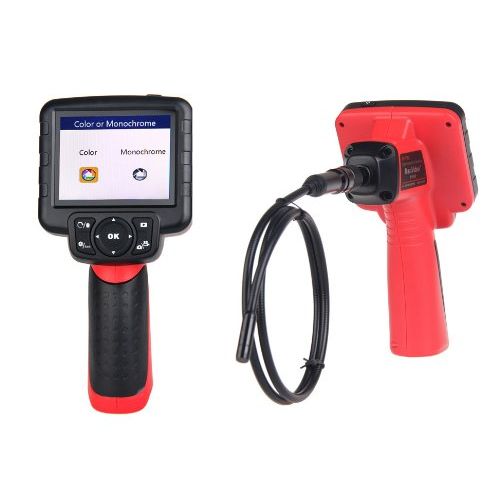  Autel Maxivideo MV400-5.5mm Digital Inspection Camera Video Scope with 0.22 inches Diameter Camera Probe 5 Times Digital Zoom LED Illumination 3.5 LCD Monitor