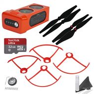 Autel Robotics X-Star Premium Accessory Bundle: Includes 32GB SanDisk MicroSD Card + X-Star Battery (25 Min Flight Time) + 2 Sets of Propellers + Propeller Guards + eDigitalUSA Cle