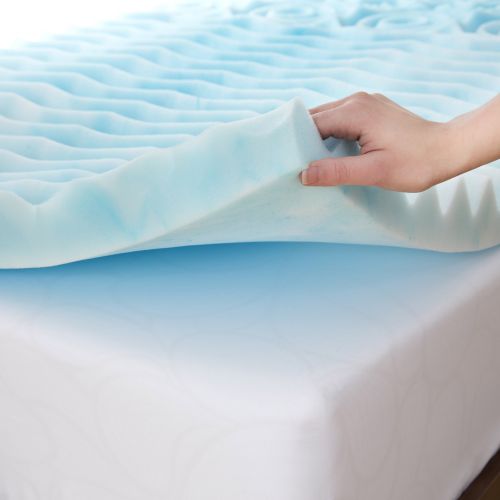  Authentic Comfort 2-Inch Orthopedic 5-Zone Foam Mattress Topper