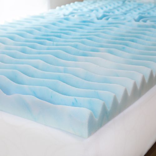  4 Orthopedic 5-Zone Foam Mattress Topper by Authentic Comfort