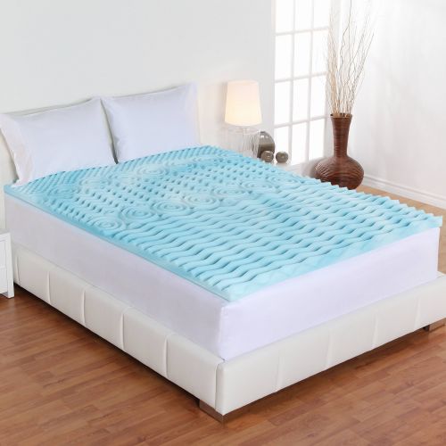  4 Orthopedic 5-Zone Foam Mattress Topper by Authentic Comfort