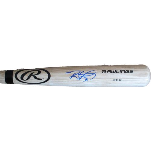  Authentic_Memorabilia Roland Guzman Autographed Ash Big Stick Bat W/PROOF, Picture of Roland Signing For Us, Top Prospect, PSA/DNA Authenticated